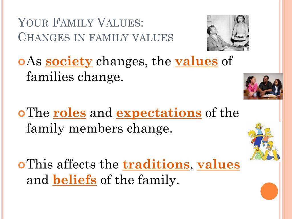 presentation on family values