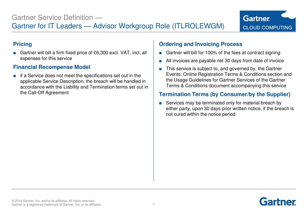 45+ Gartner Advisory, Cloud has become a business necessity, but