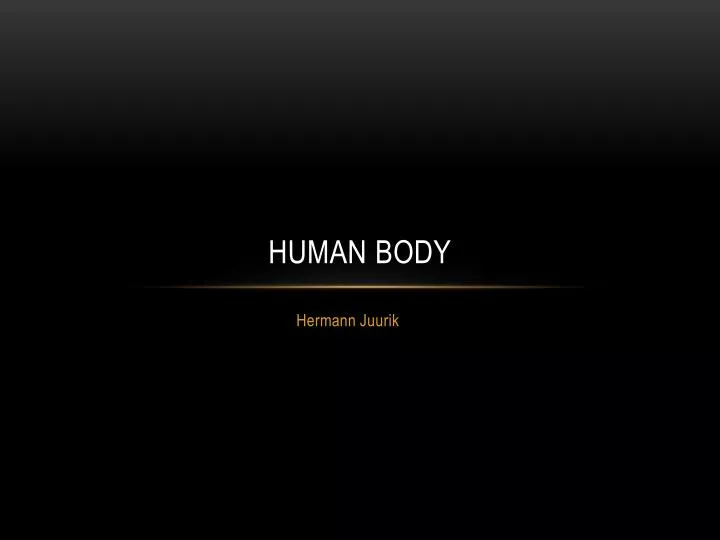 human body n.