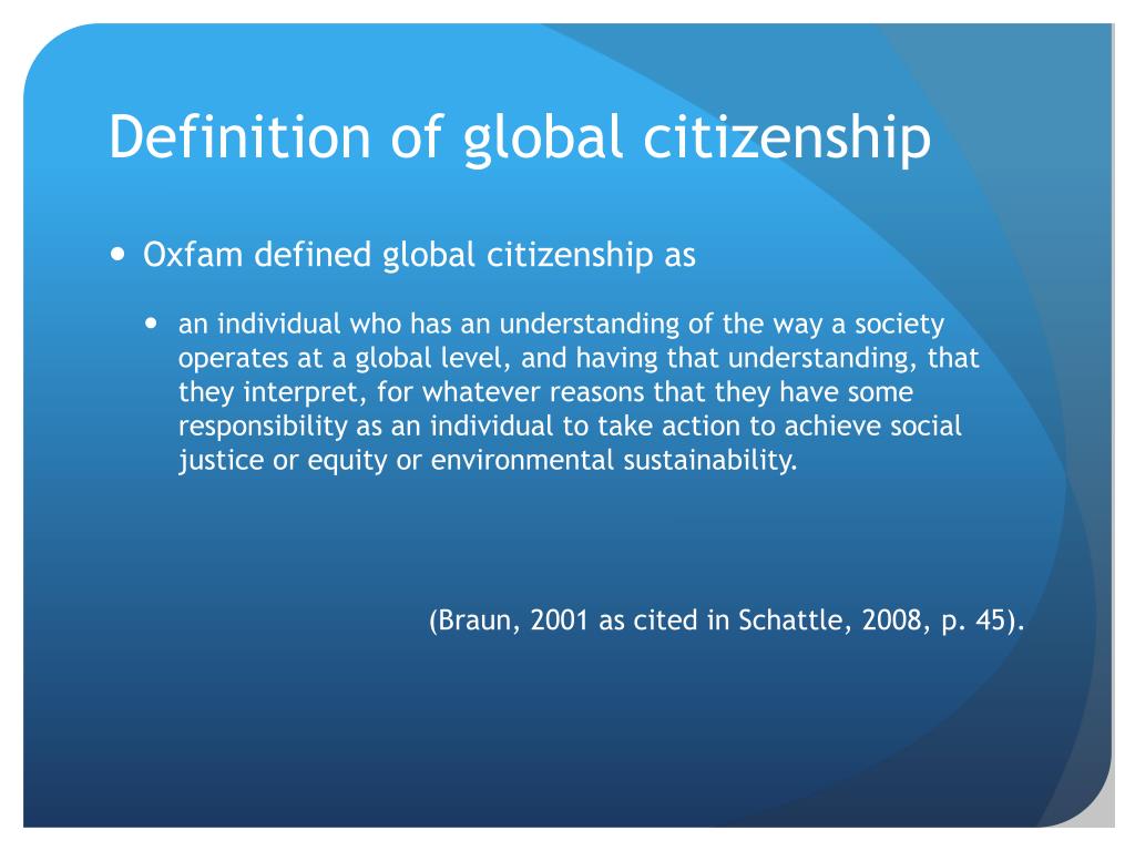 i am a global citizen essay brainly