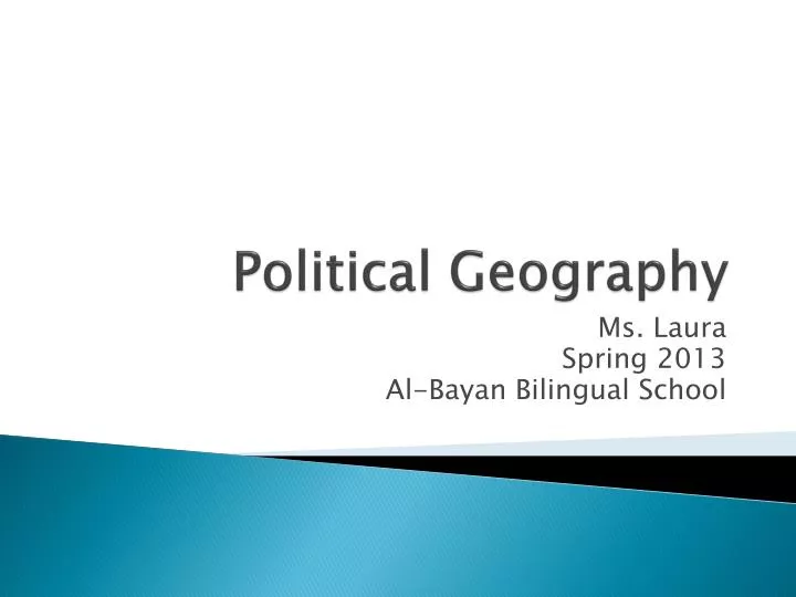 PPT - Political Geography PowerPoint Presentation, free download - ID ...