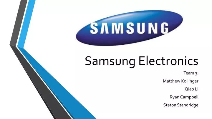PPT - Samsung Electronics PowerPoint Presentation, free download -  ID:6509236