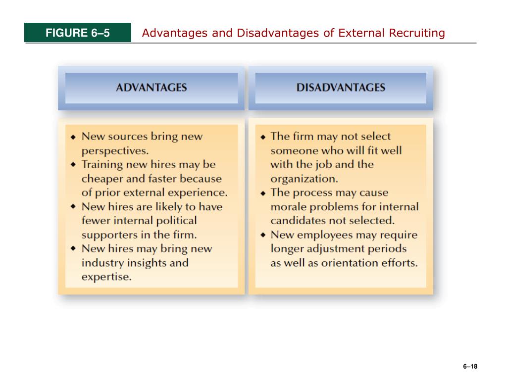 disadvantages of external recruitment