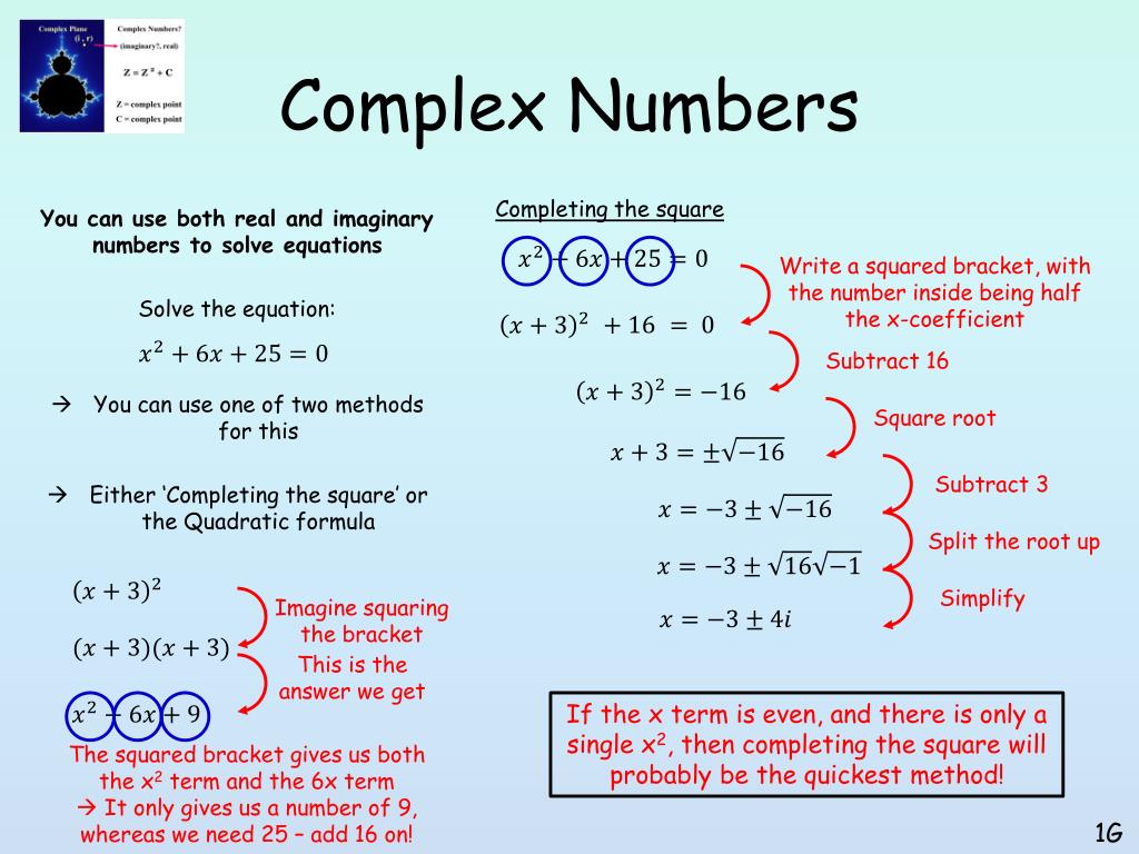 Complex Numbers