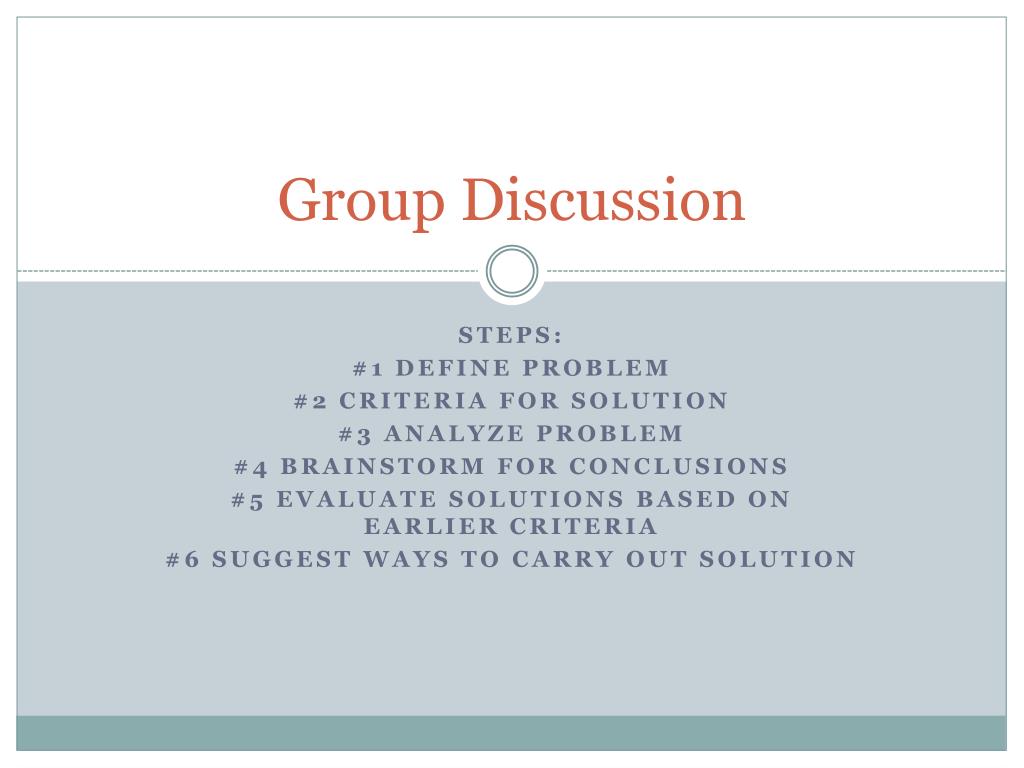 leaderless group discussion technique