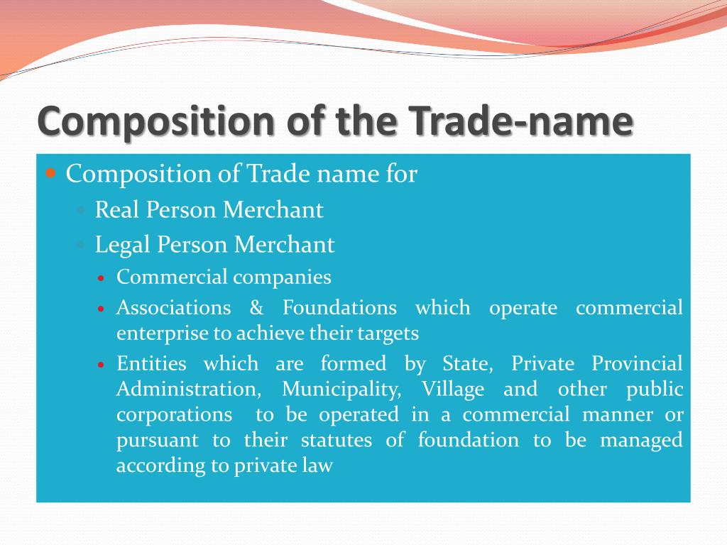 what is a trade name assignment