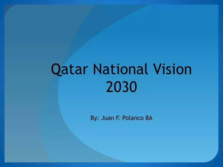 qatar 2030 vision national presentation social ppt powerpoint slideserve