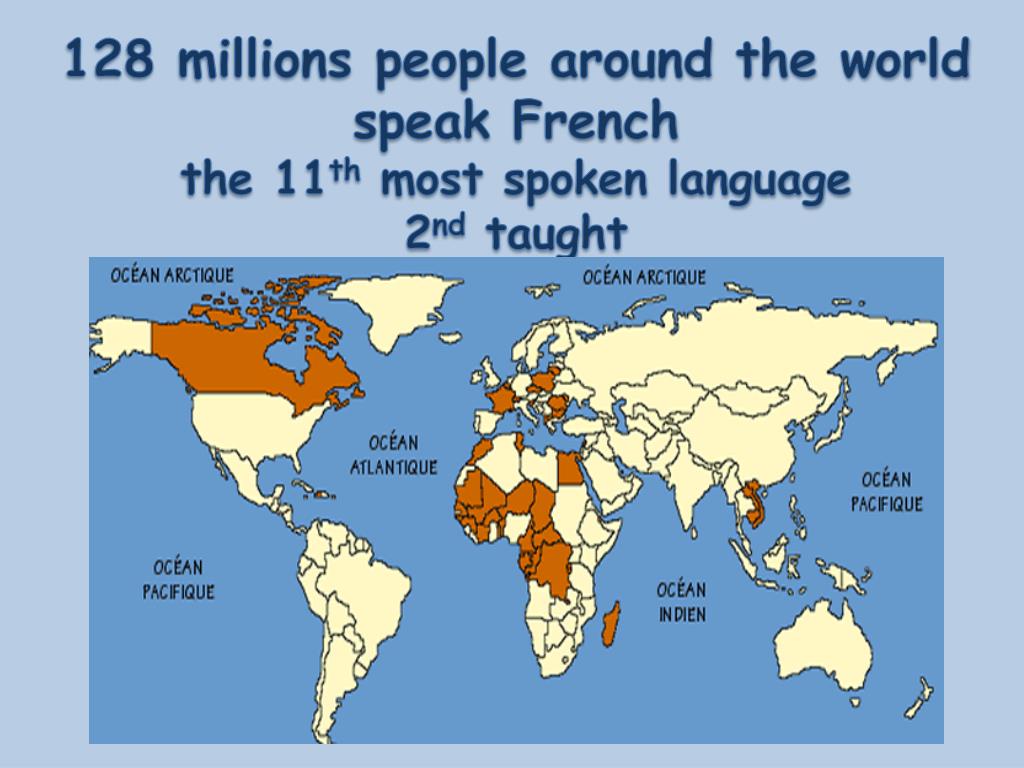 Ppt The French Speaking Countries In The World La Francophonie | The ...