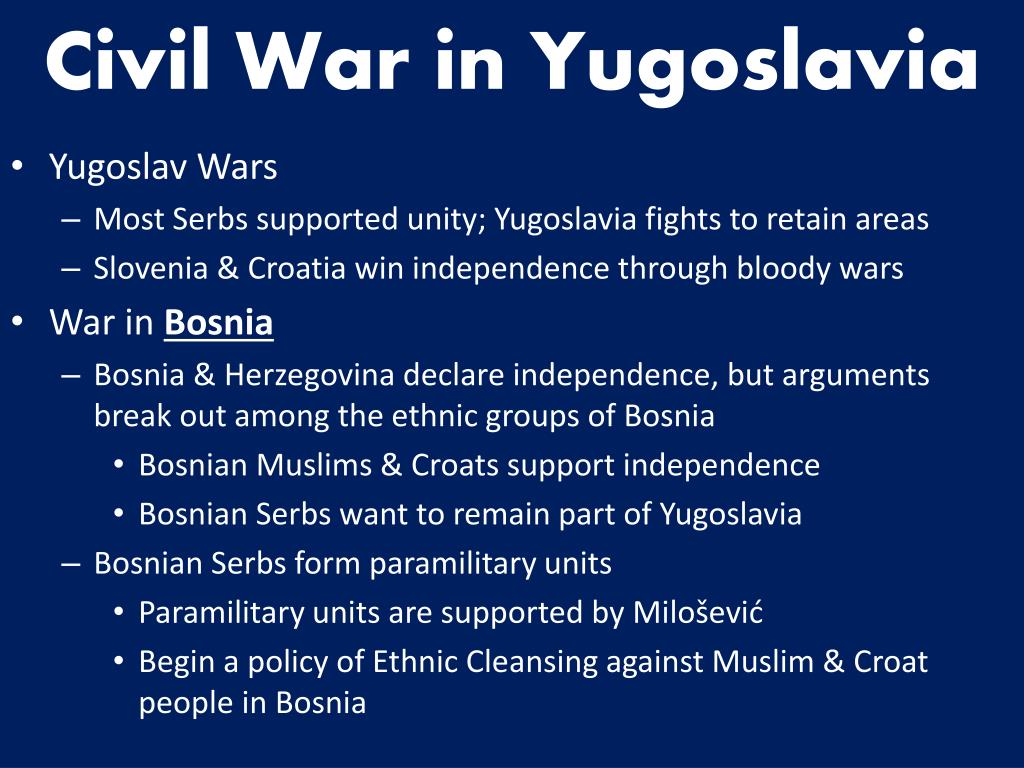 yugoslavia conflict essay