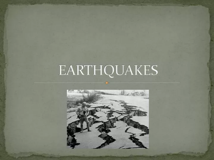 earthquakes n.
