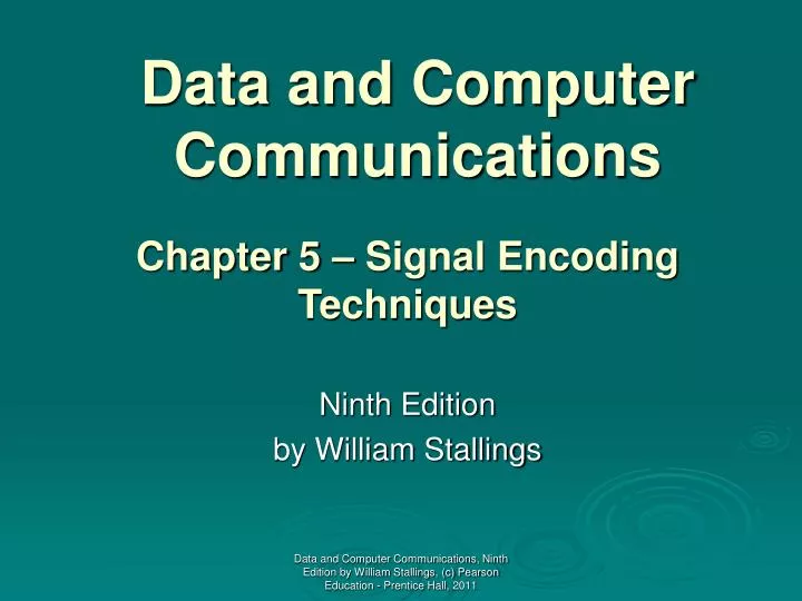 data and computer communications n.