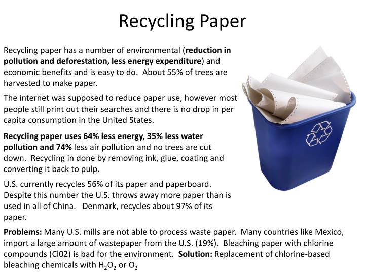 Pollution and recycling essay