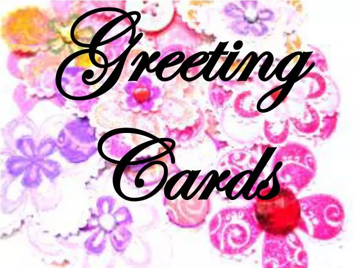 greeting cards n.