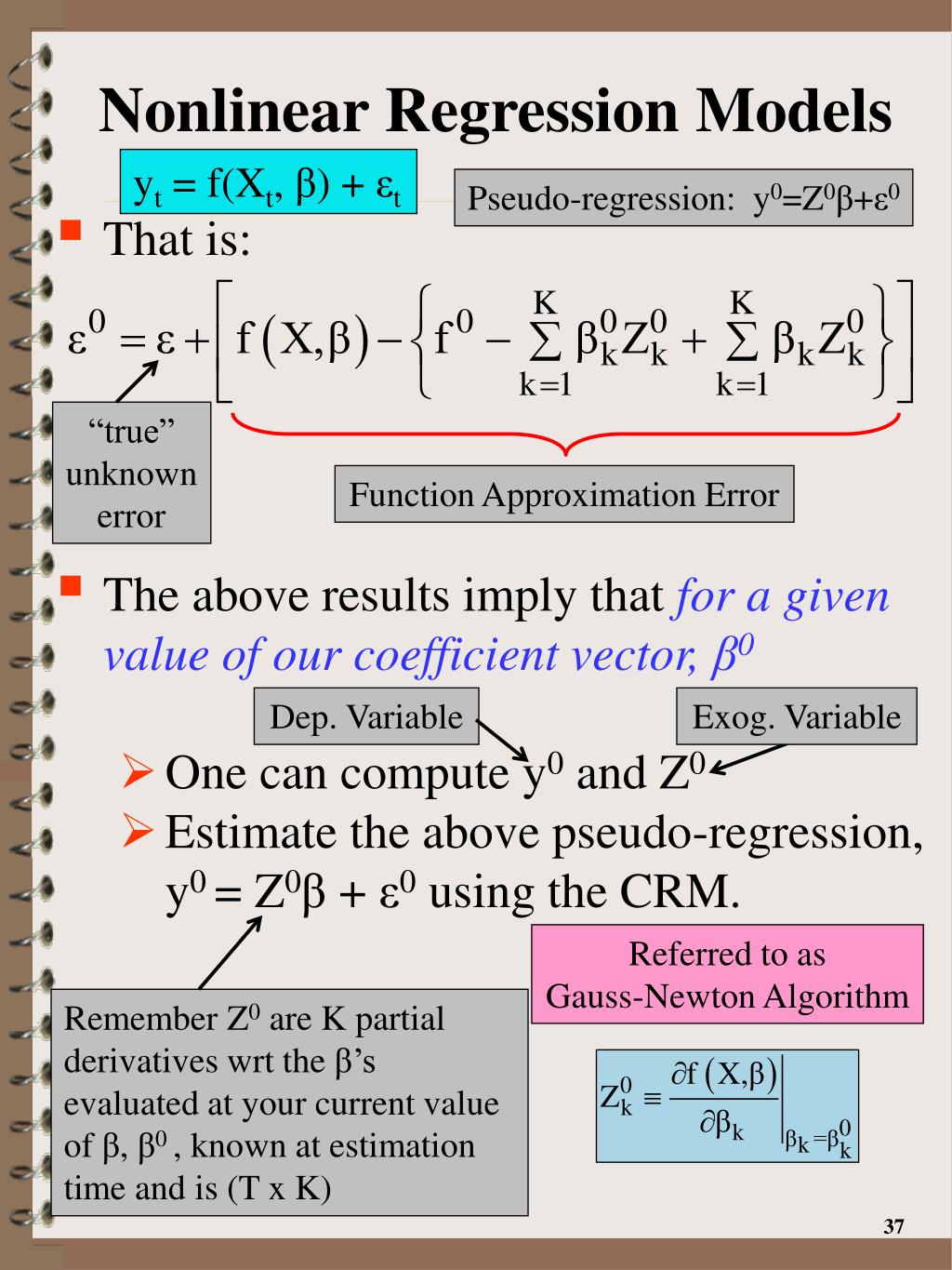 PPT Nonlinear Regression Models PowerPoint Presentation Free 