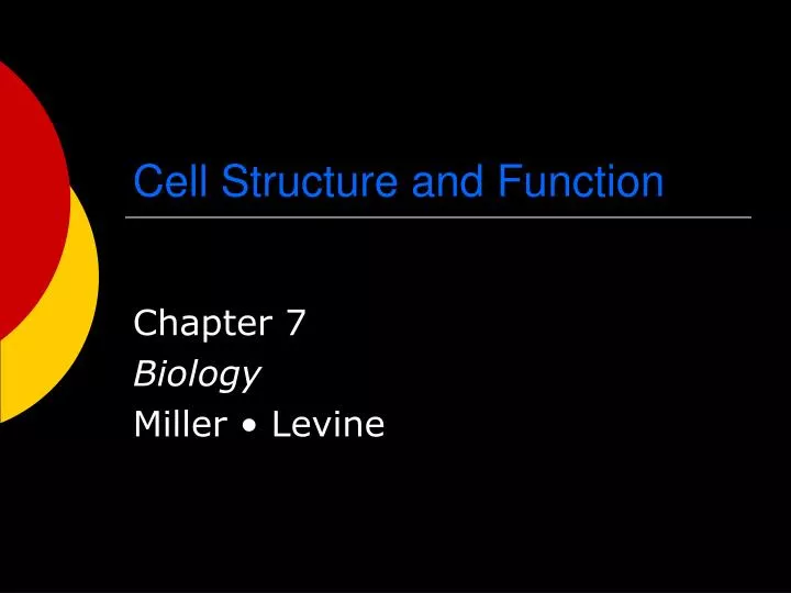 PPT - Cell Structure and Function PowerPoint Presentation, free ...
