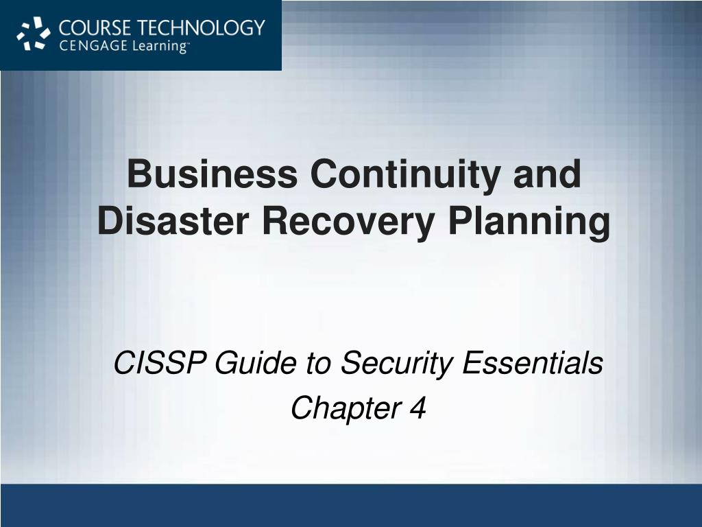 business continuity and disaster recovery plan definition