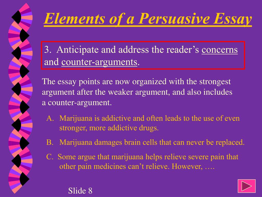 PPT Elements Of A Persuasive Essay PowerPoint Presentation Free 