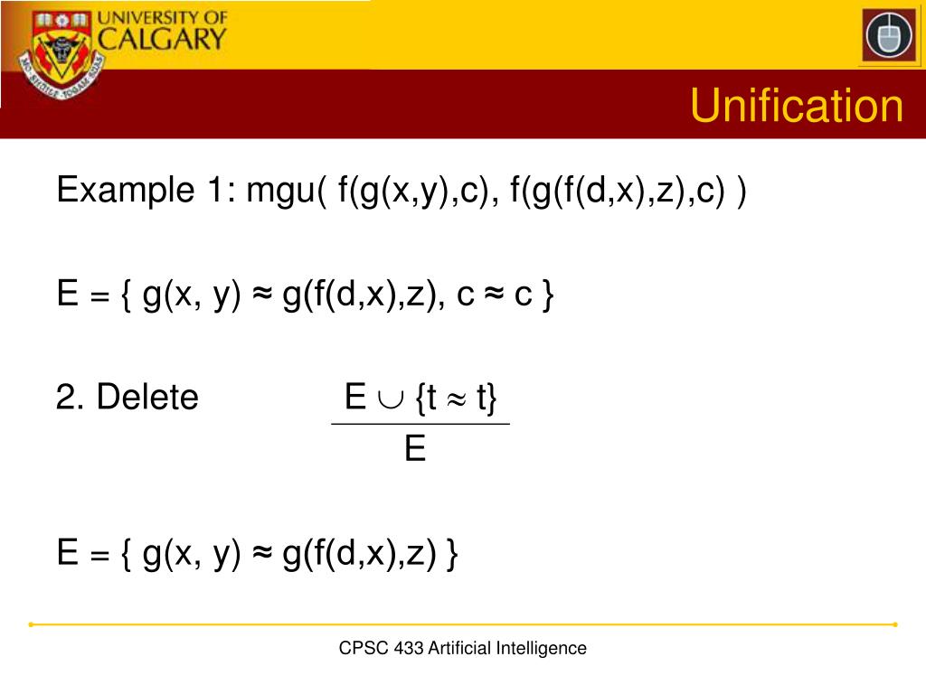 Ppt Unification Resolution Examples Powerpoint Presentation Free Download Id