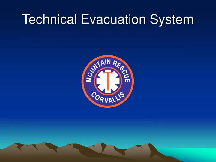 PPT Technical Evacuation System PowerPoint Presentation, free download ID6519634
