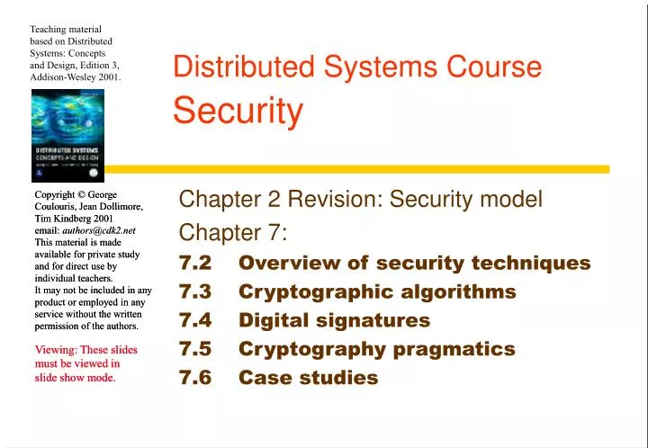 Distributed systems coursework