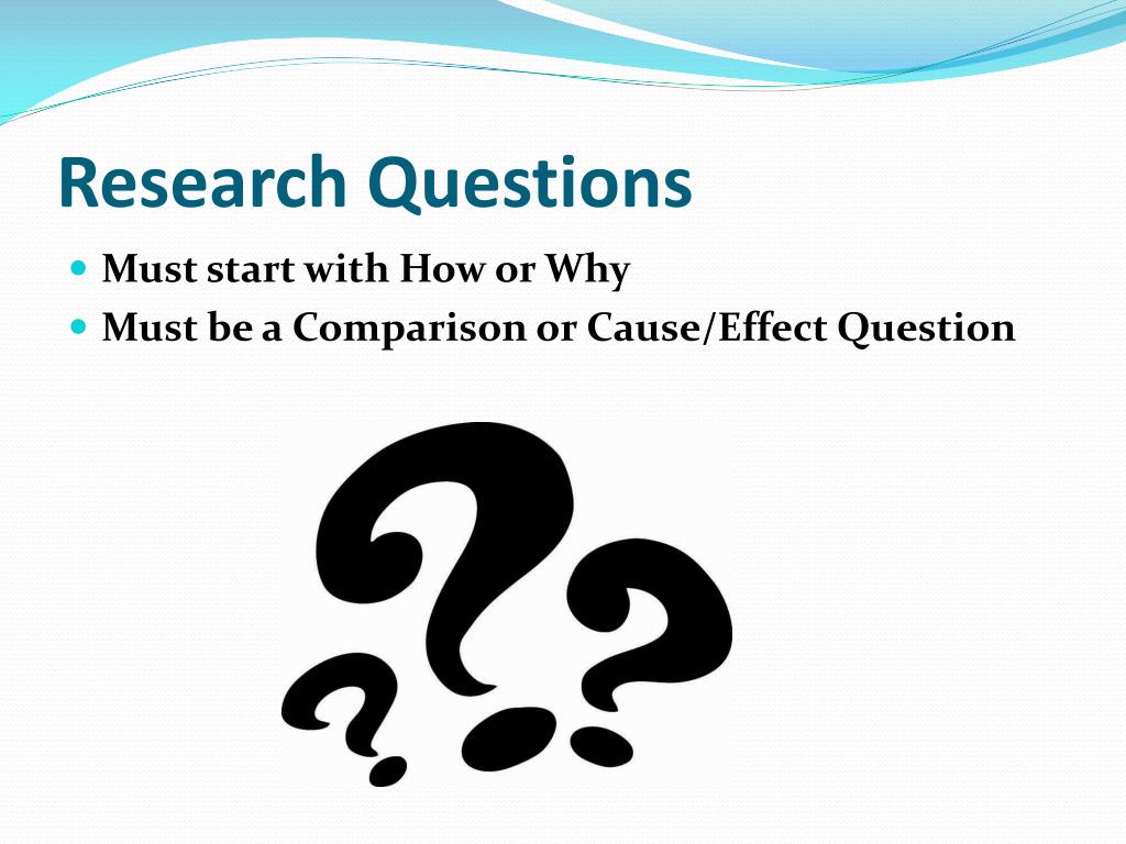 developing research questions ppt