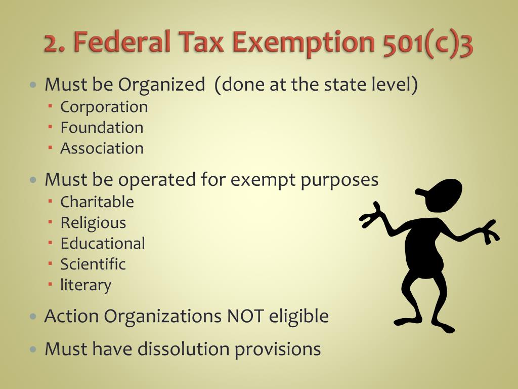 PPT Tax Exempt Status PowerPoint Presentation, free download ID6520067