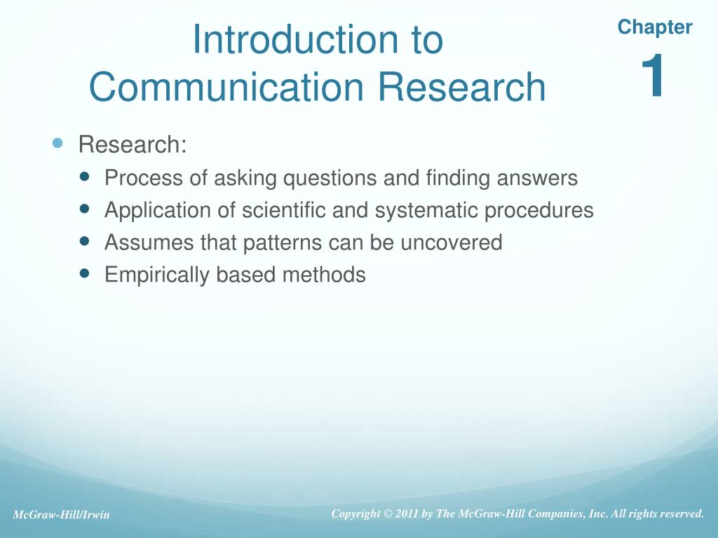 communication of research findings slideshare
