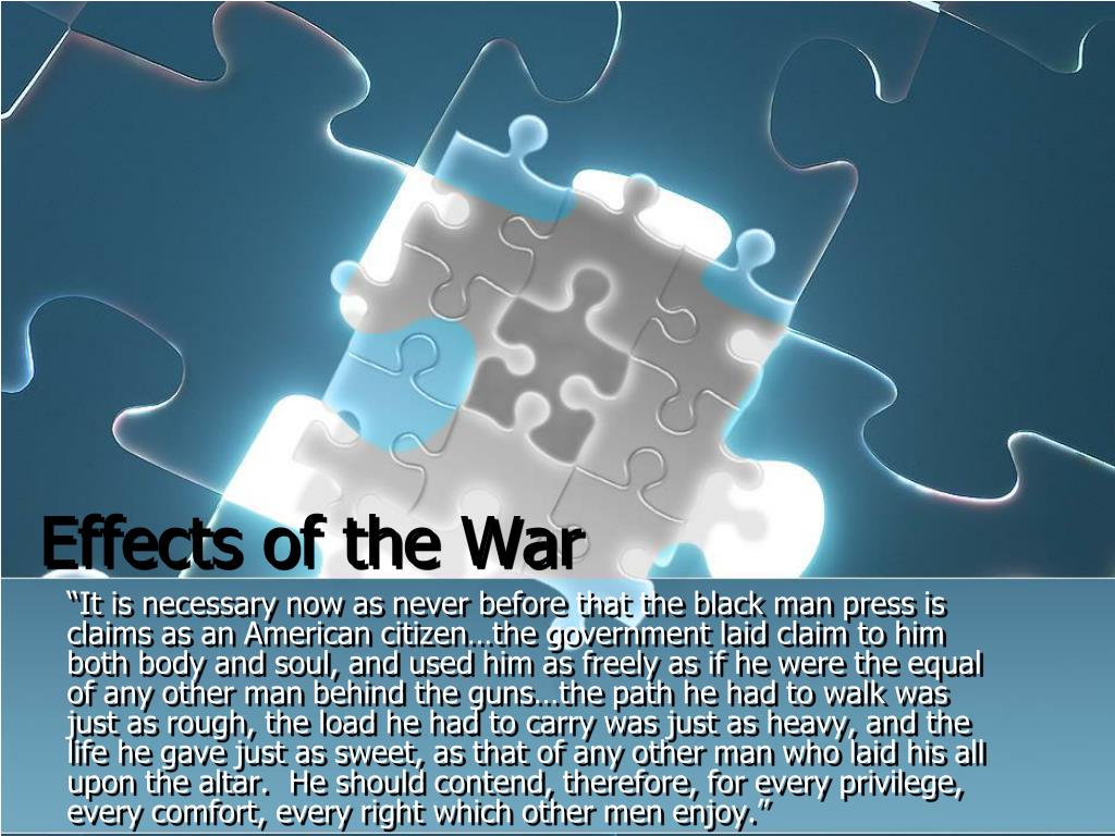 short speech on effects of war