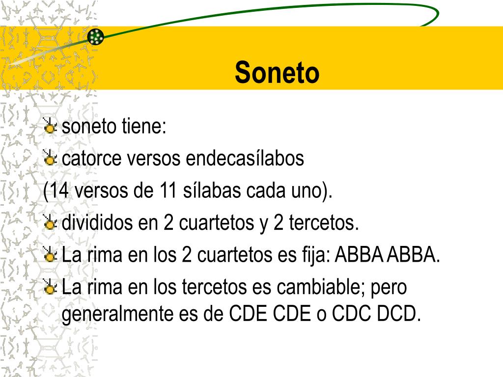 Ejemplos De Sonetos De 11 Silabas Y 14 Versos - Colección de Ejemplo