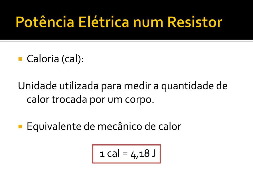 PPT - Potência Elétrica PowerPoint Presentation, Free Download - ID:6522206