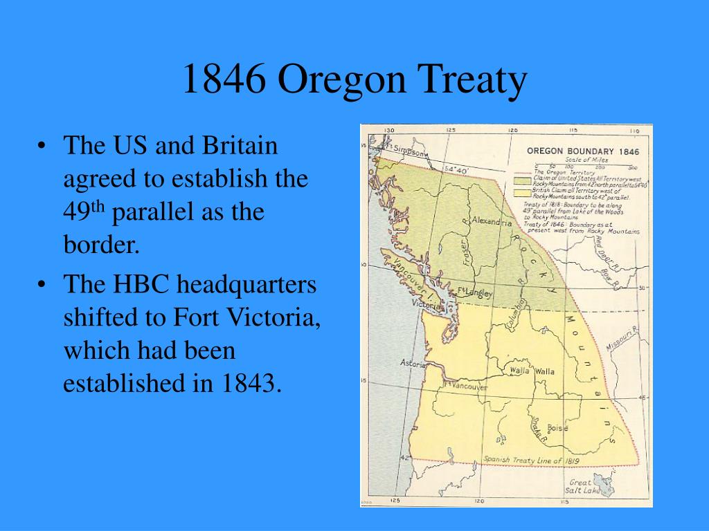 what is the oregon treaty