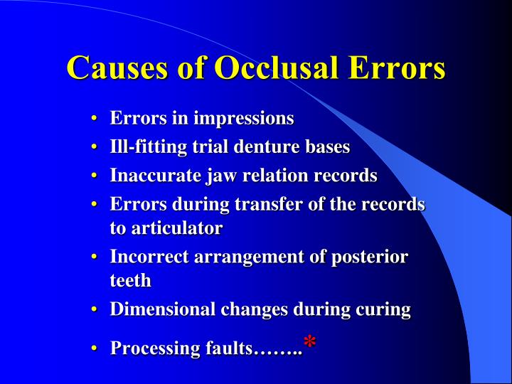 PPT Denture Placement & Occlusion Correction PowerPoint Presentation ID6523214