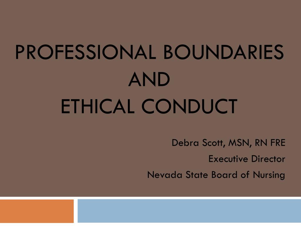 Ethical Boundaries In Nursing