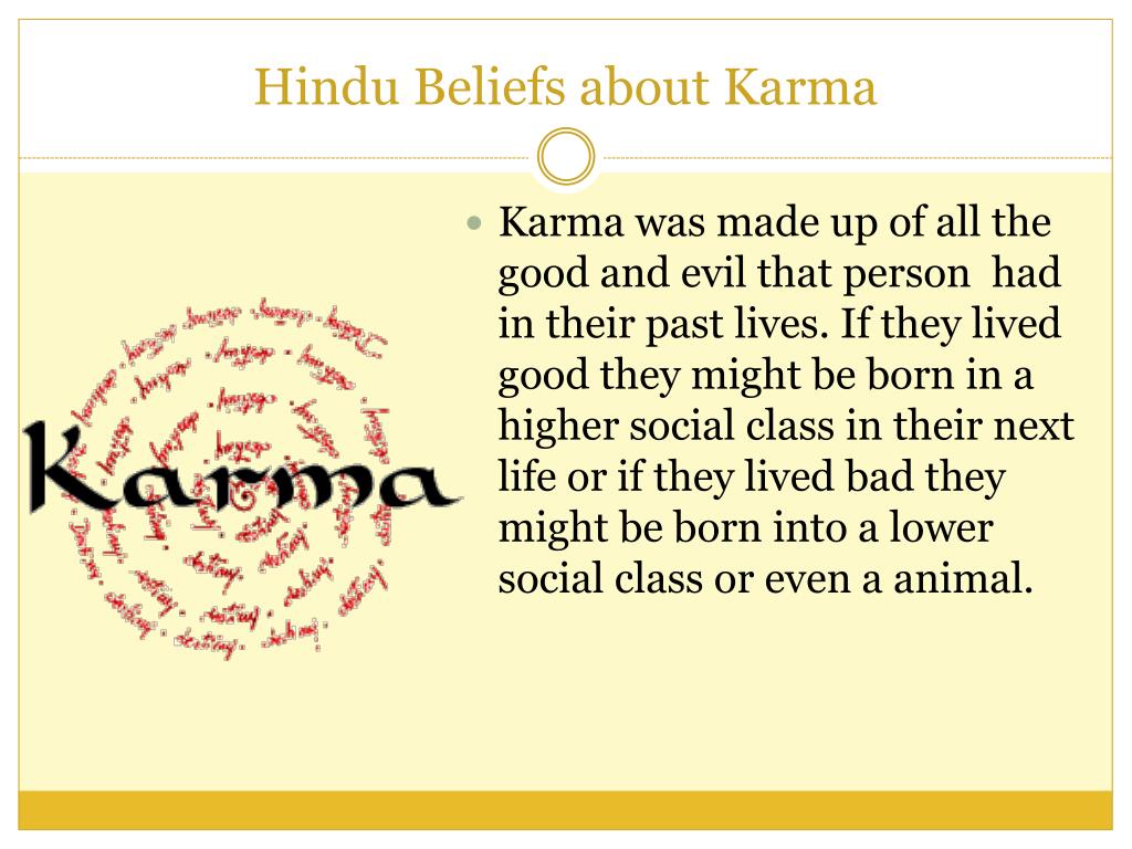 The Role Of Karma In Hindu Religion