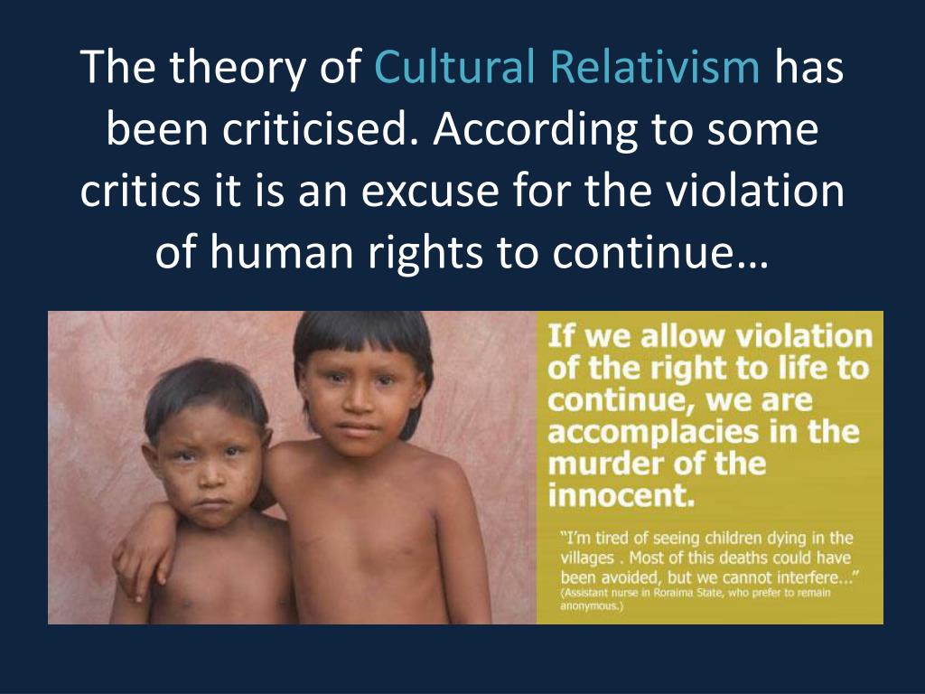dependency thesis of cultural relativism