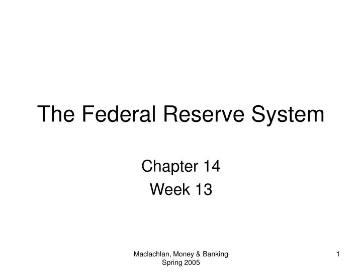 the federal reserve system n.