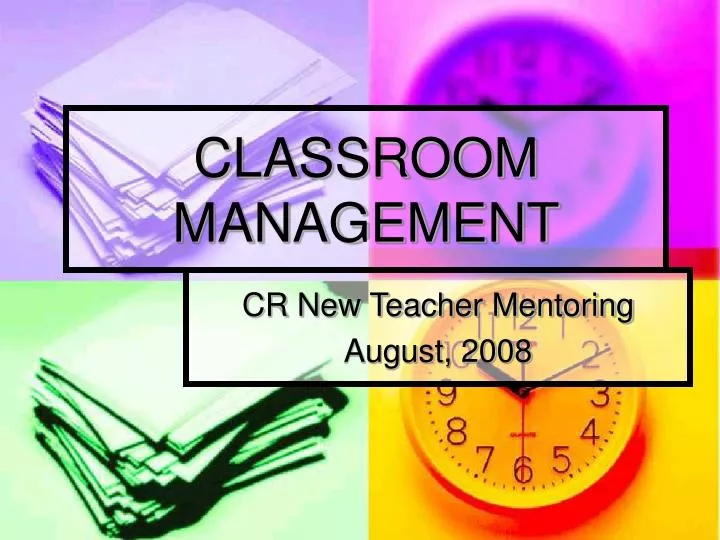 PPT - CLASSROOM MANAGEMENT PowerPoint Presentation, Free Download - ID ...