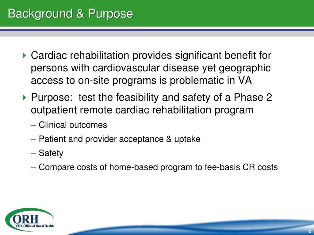 PPT - Remote Delivery of Cardiac Rehabilitation PowerPoint Presentation ...