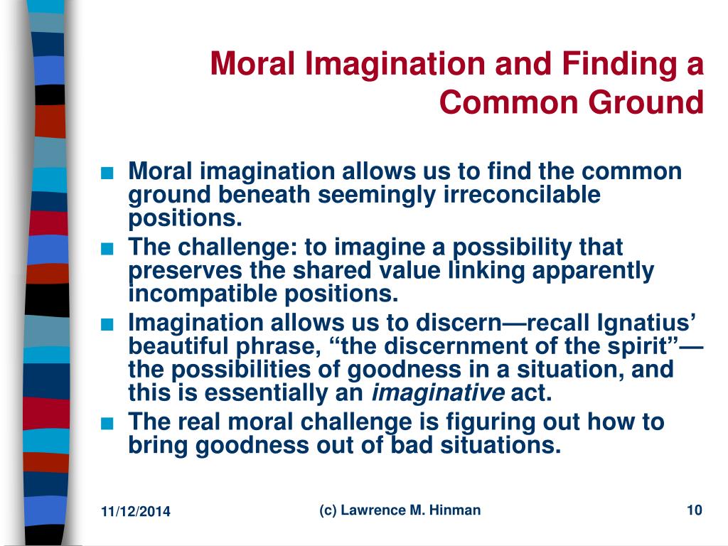 essay on moral imagination