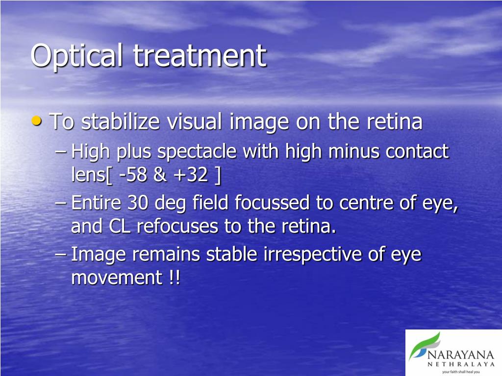 PPT Management of Nystagmus the Ophthalmologist’s perspective