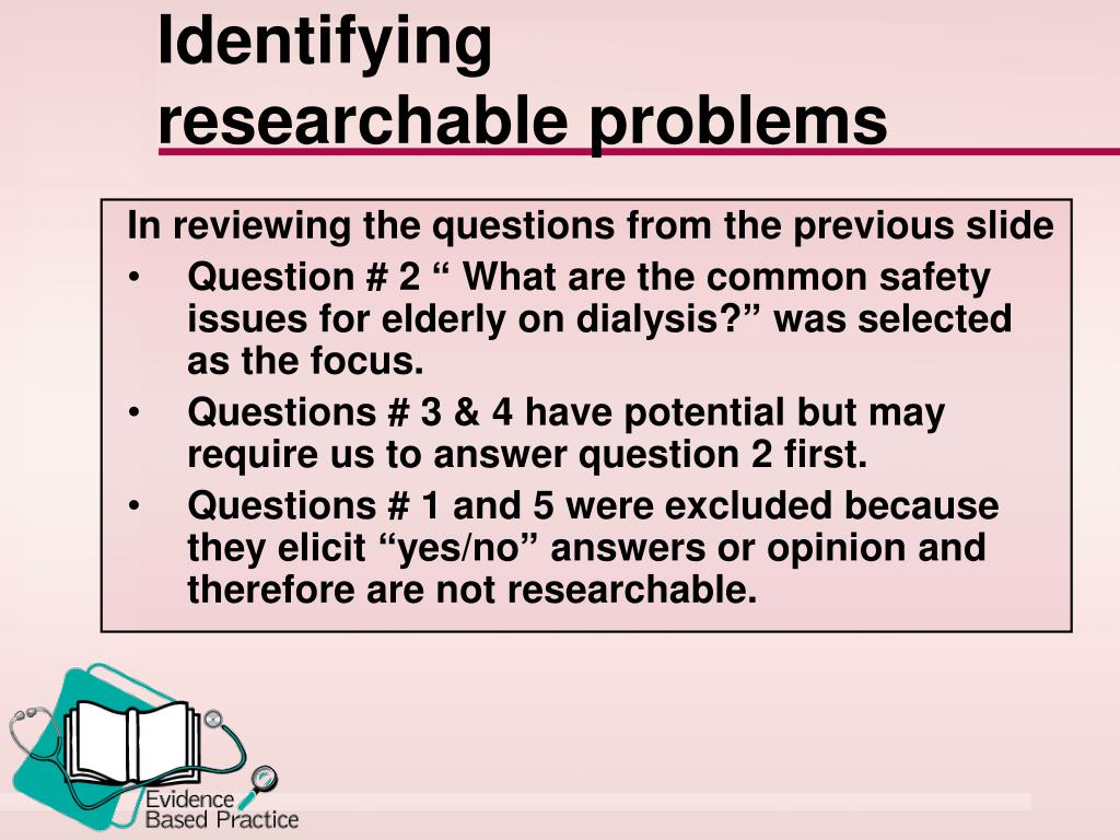 how to identify research problem ppt