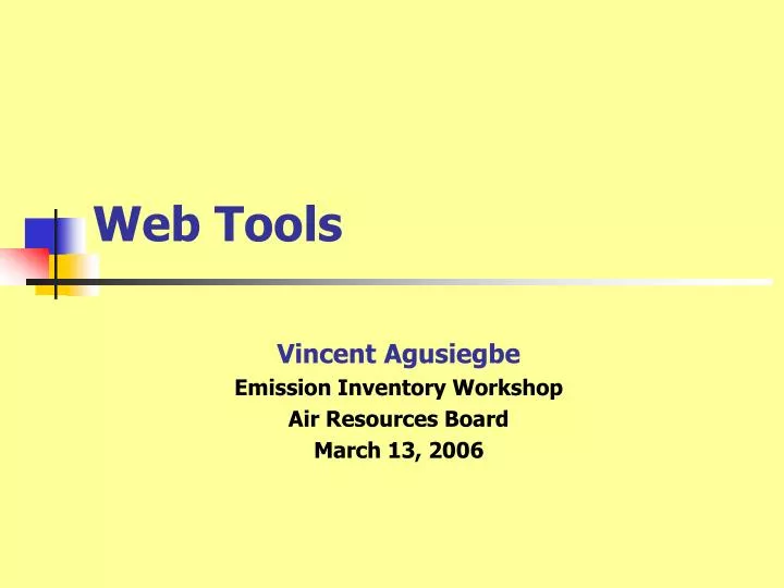 web tools n.