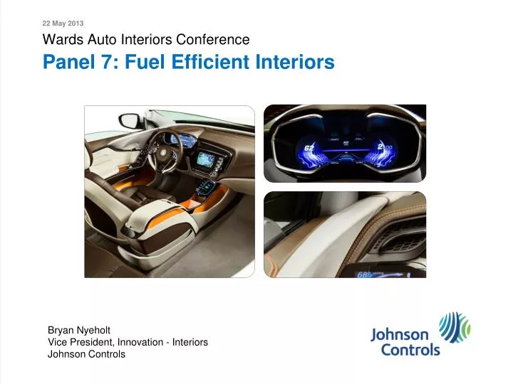 PPT Wards Auto Interiors Conference Panel 7 Fuel Efficient Interiors