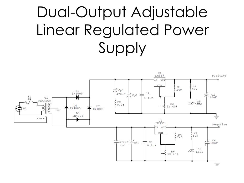 Regulated Power Supply Schematic Diagram - Pcb Circuits