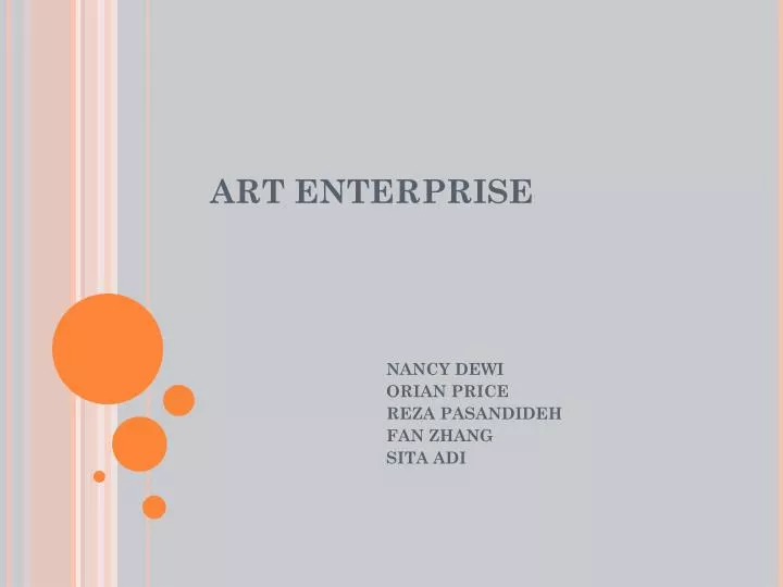 PPT ART ENTERPRISE PowerPoint Presentation, free download ID6528629