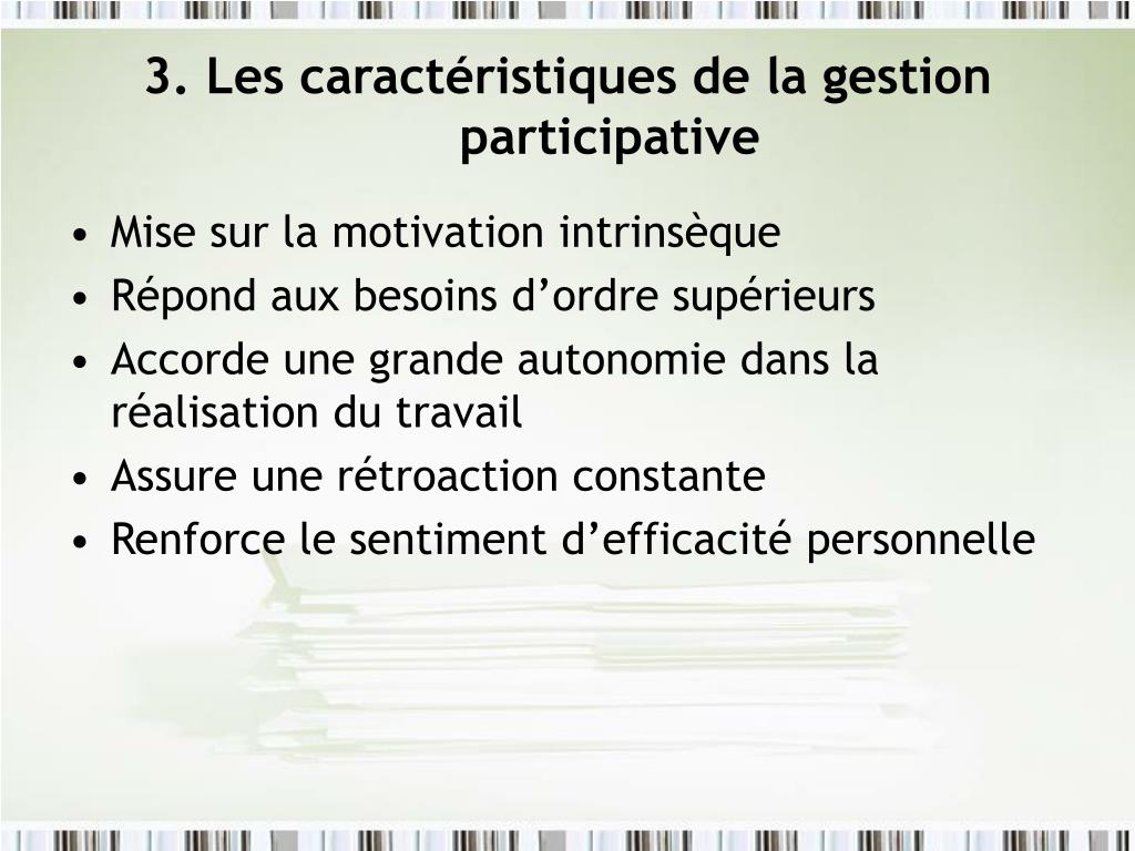 PPT - REI 2240 La Gestion Participative Et Mobilisatrice Des Ressources ...