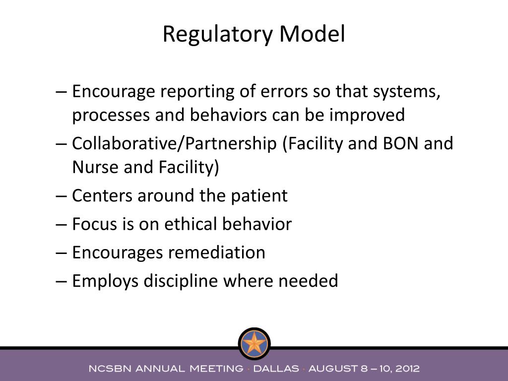 PPT A Regulatory Model/Decision Tree for Collaboration and Practice