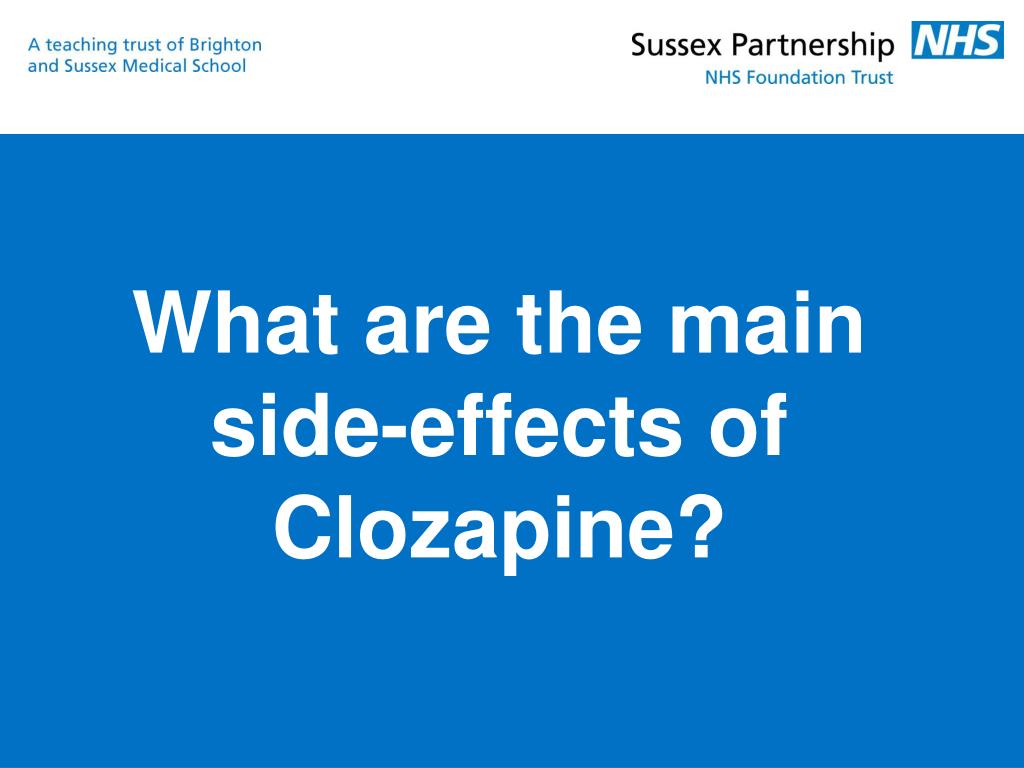 clozapine cardiac side effects