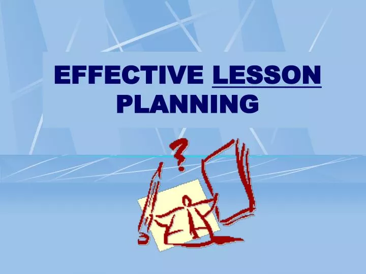 lesson planning ppt