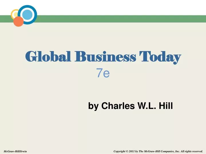 global business today 7e n.